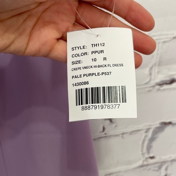 Thread pale purple bridesmaid dress Size 10 - Picture 4 of 6